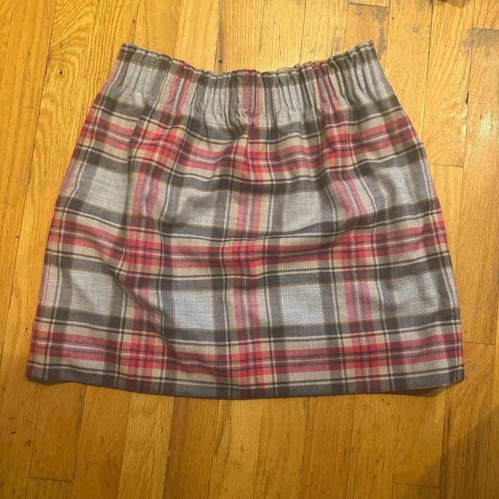 J Crew Plaid Skirt